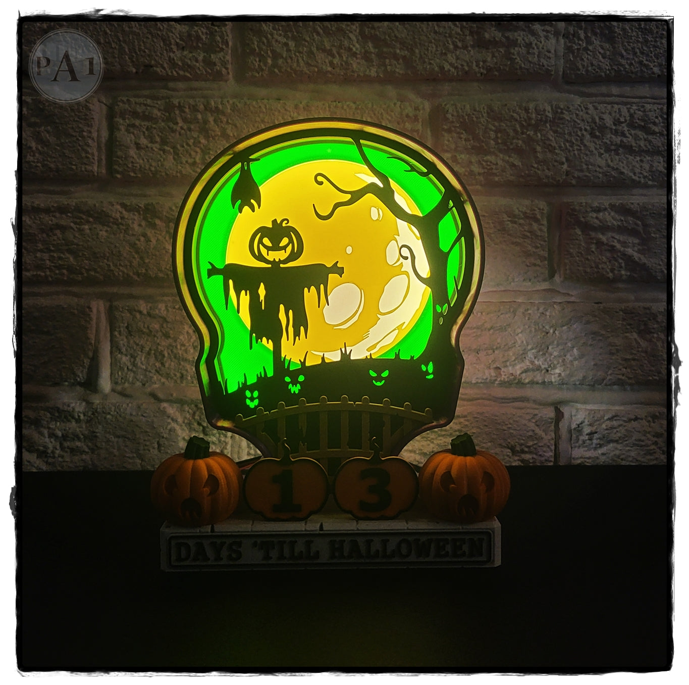 Halloween Scarecrow Countdown