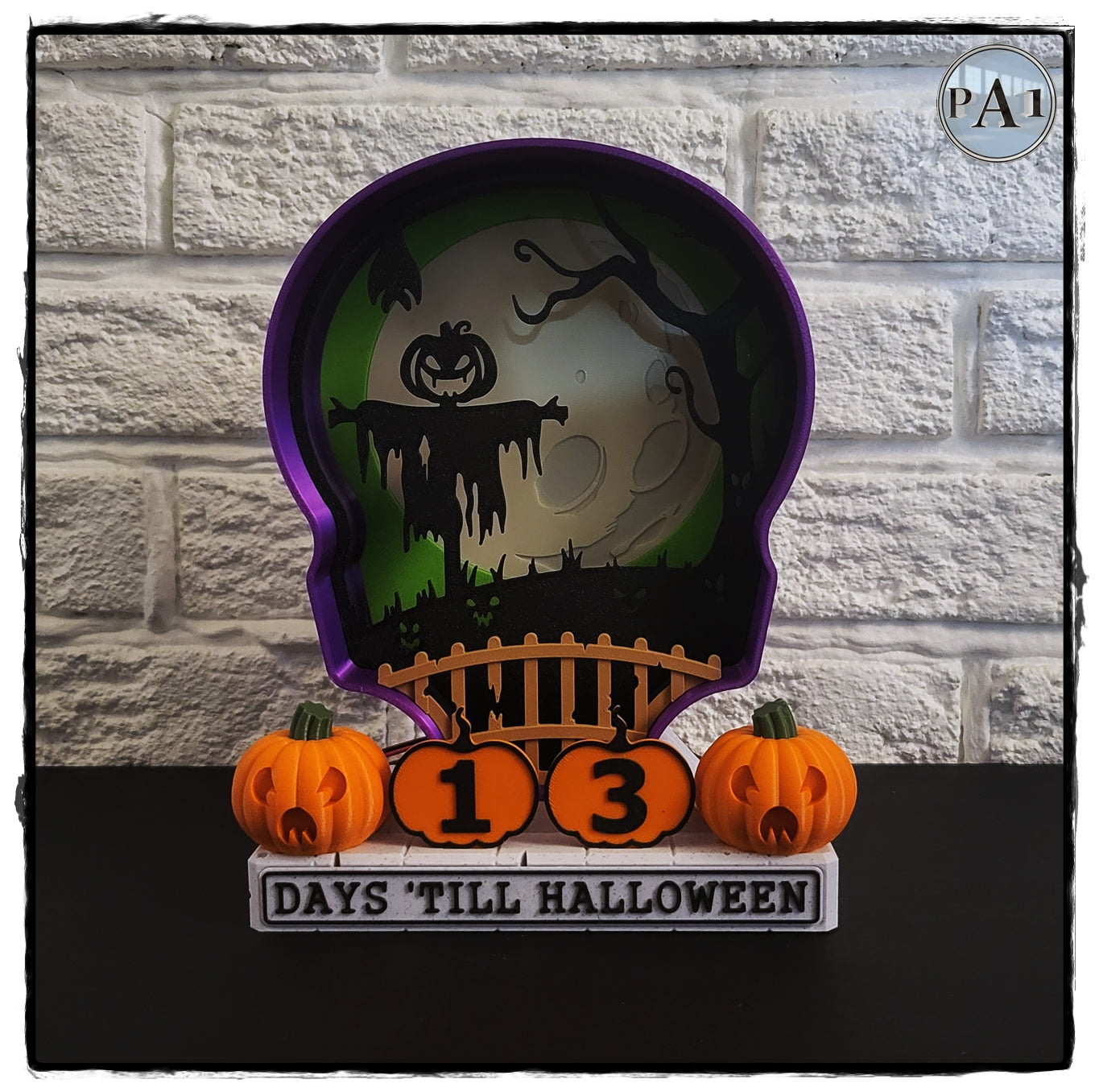 Halloween Scarecrow Countdown