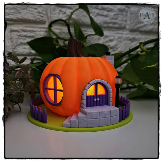 Pumpkin Fairy House