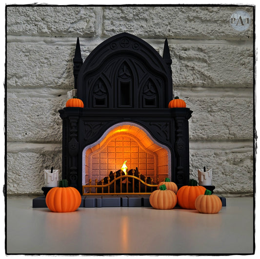 Halloween Gothic Tealight Fireplace