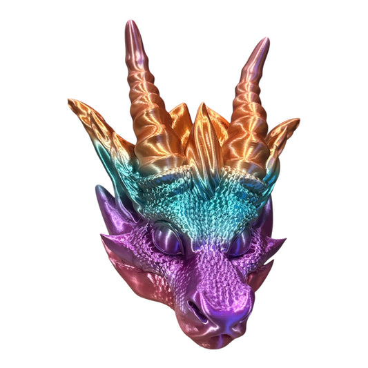 Multi Color Dragon Head (Hangable)
