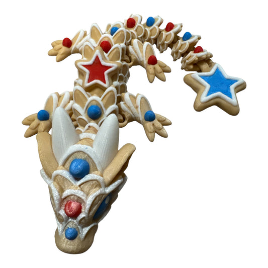4th of July Cookie Dragon
