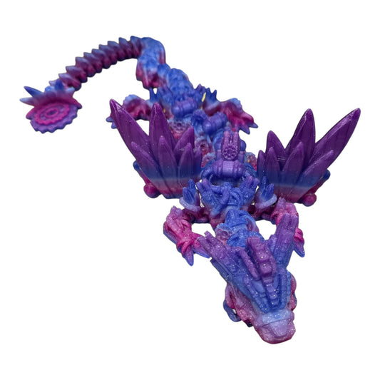 Cyber Punk Multi Color Dragon....Measures in at 25 inches long