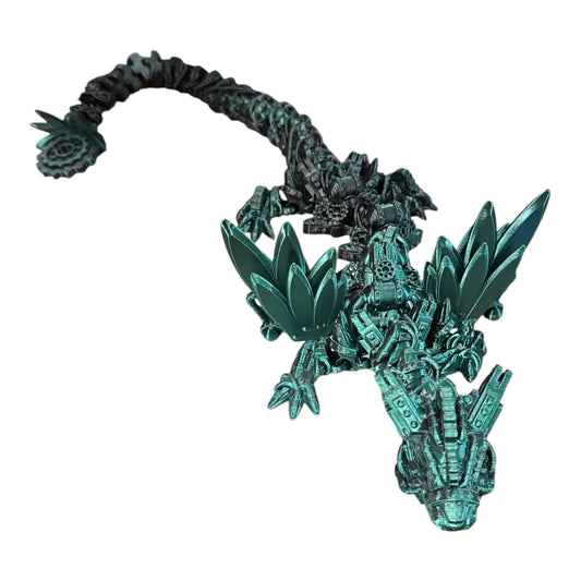 Cyber Punk Multi Color Dragon....Measures in at 25 inches long