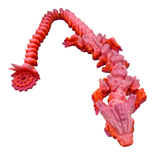 Cyber Punk Multi Color Dragon....Measures in at 25 inches long